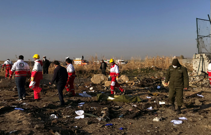 Крушение украинского самолета в Иране