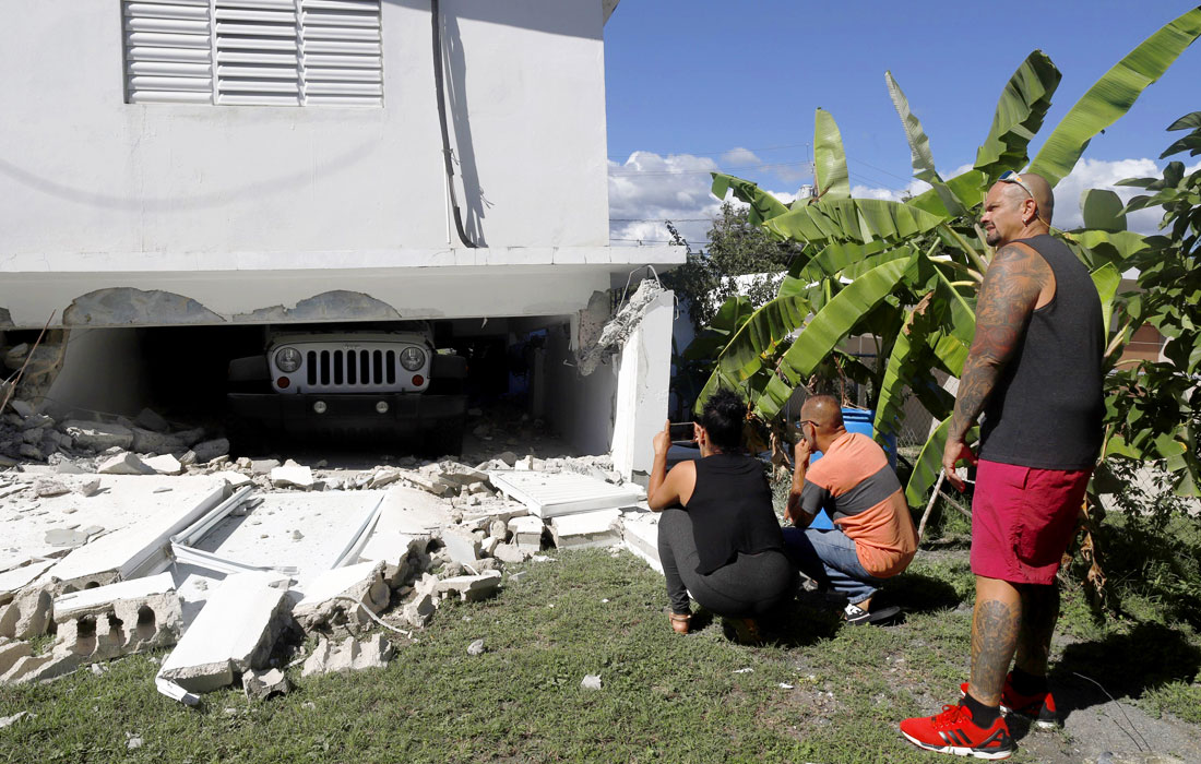 В Пуэрто-Рико объявлен режим чрезвычайного положения после серии землетрясений, магнитуда каждого из которых превысила 5,7