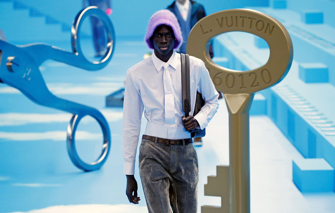 На мужской Неделе моды в Париже прошел пятый показ дизайнера Вирджила Абло для Louis Vuitton