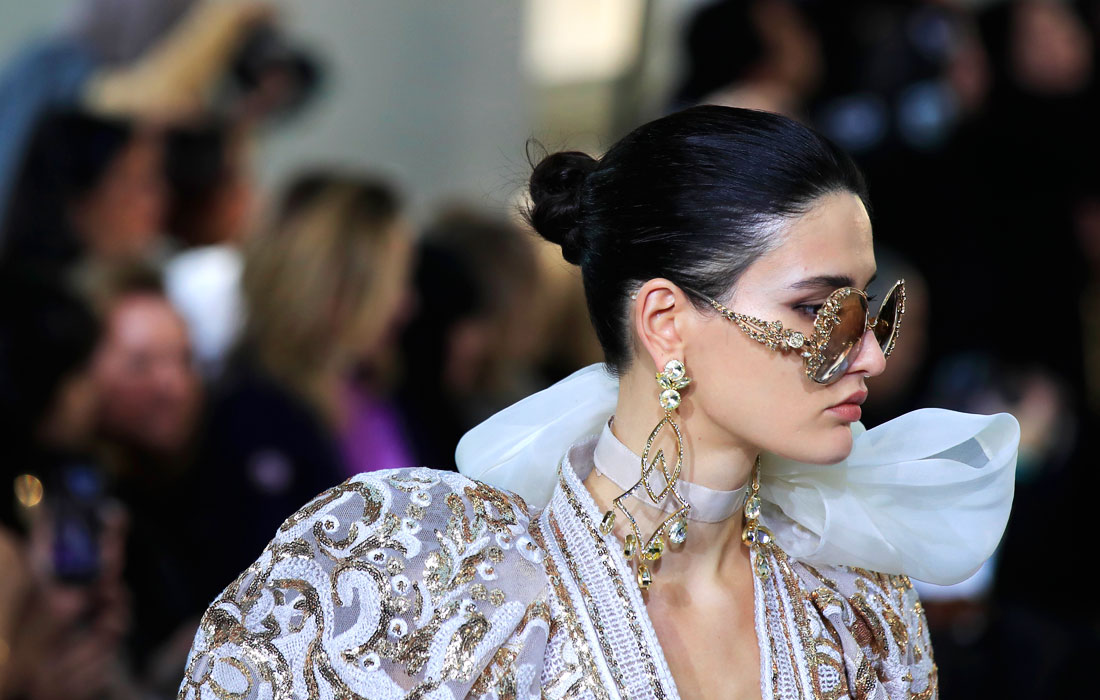 Показ коллекции Elie Saab сезона весна/лето-2020