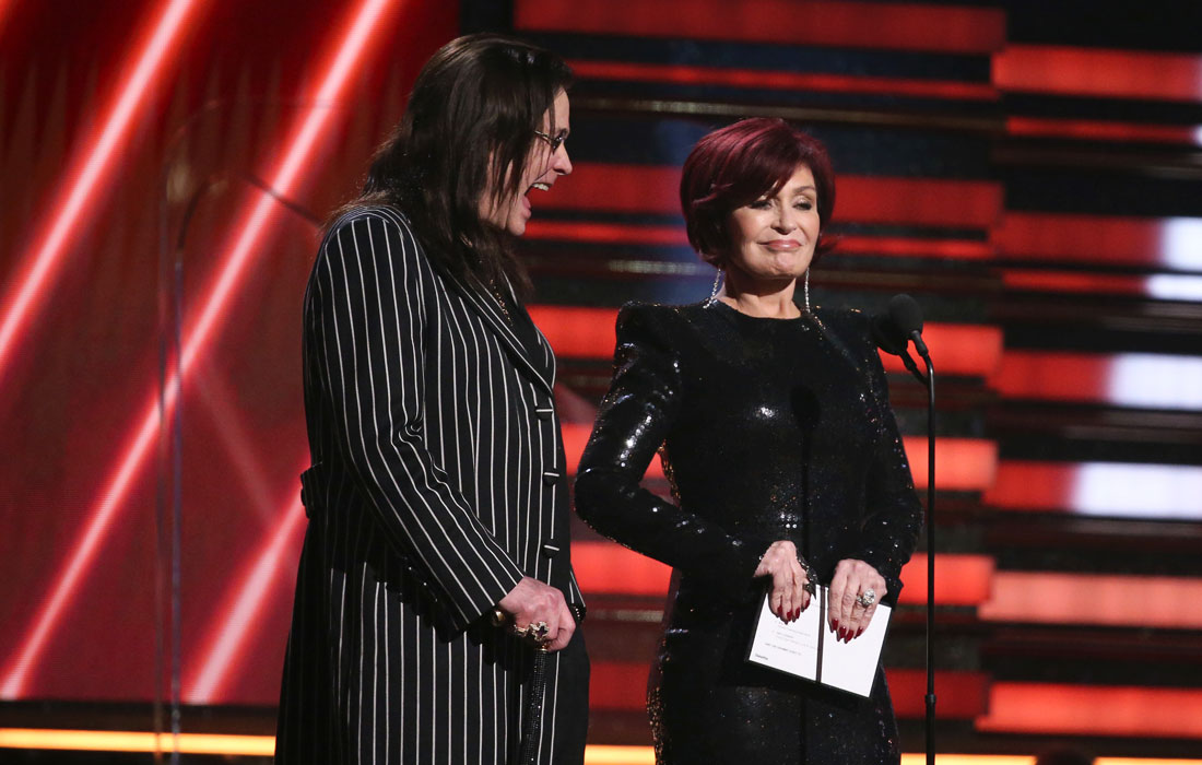 Музыкант Оззи Осборн и его супруга Шэрон