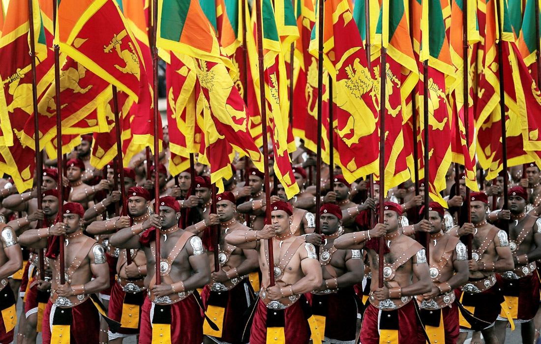 В столице Шри-Ланки Коломбо прошел парад, посвященный 72-й годовщине независимости от Великобритании