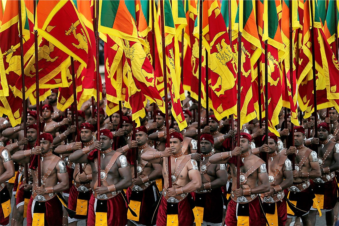 Военный парад в честь дня независимости Шри-Ланки