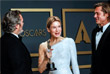 Во время фотосессии победителей 92-й кинопремии "Оскар"