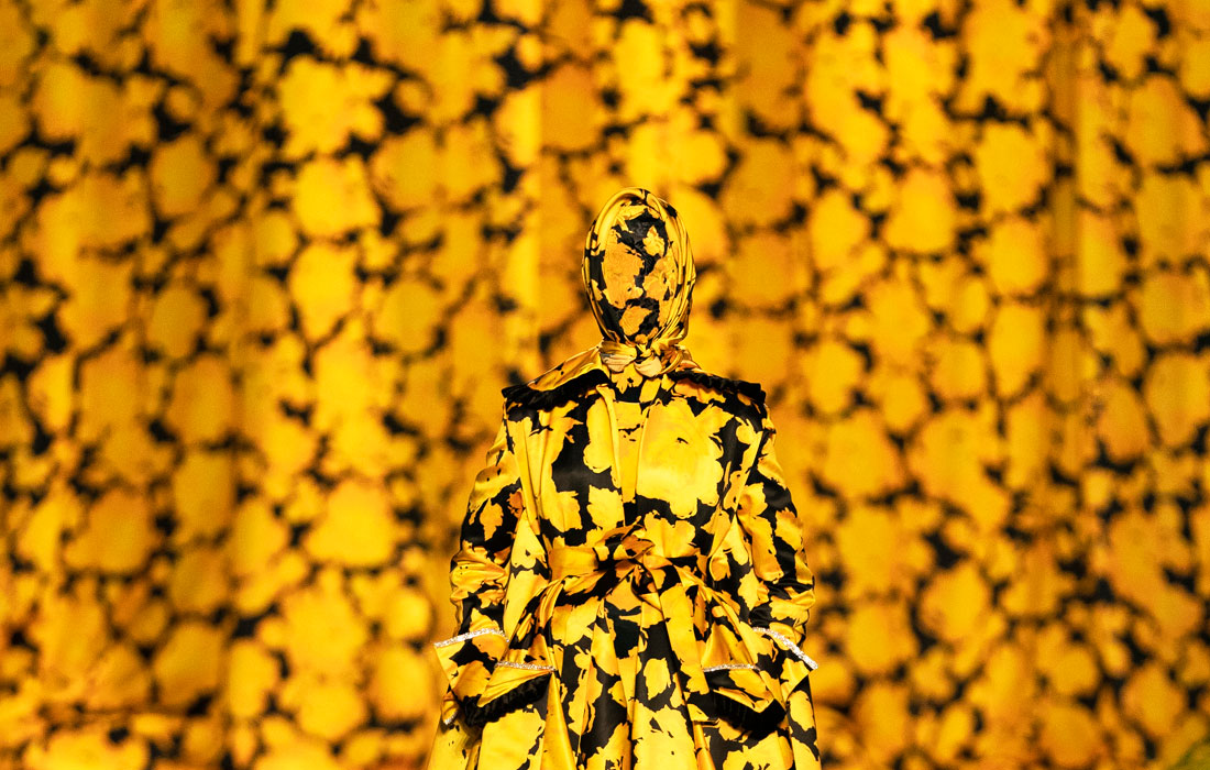 Показ коллекции Ричарда Куинна на Неделе моды в Лондоне