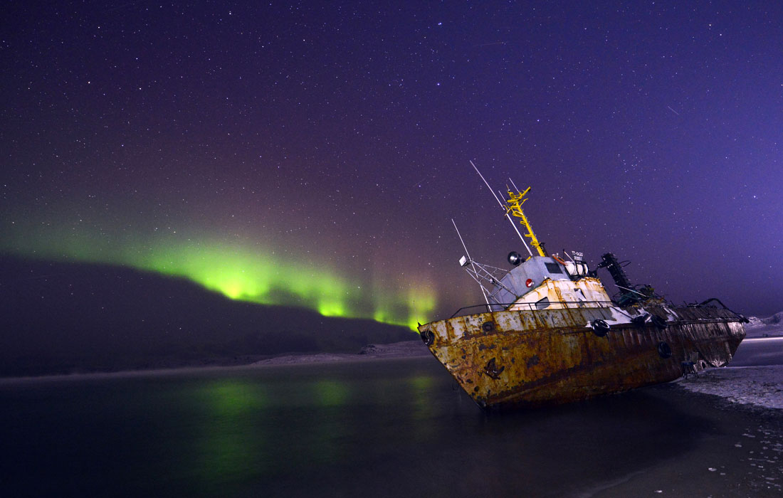 В Мурманской области начался сезон северного сияния