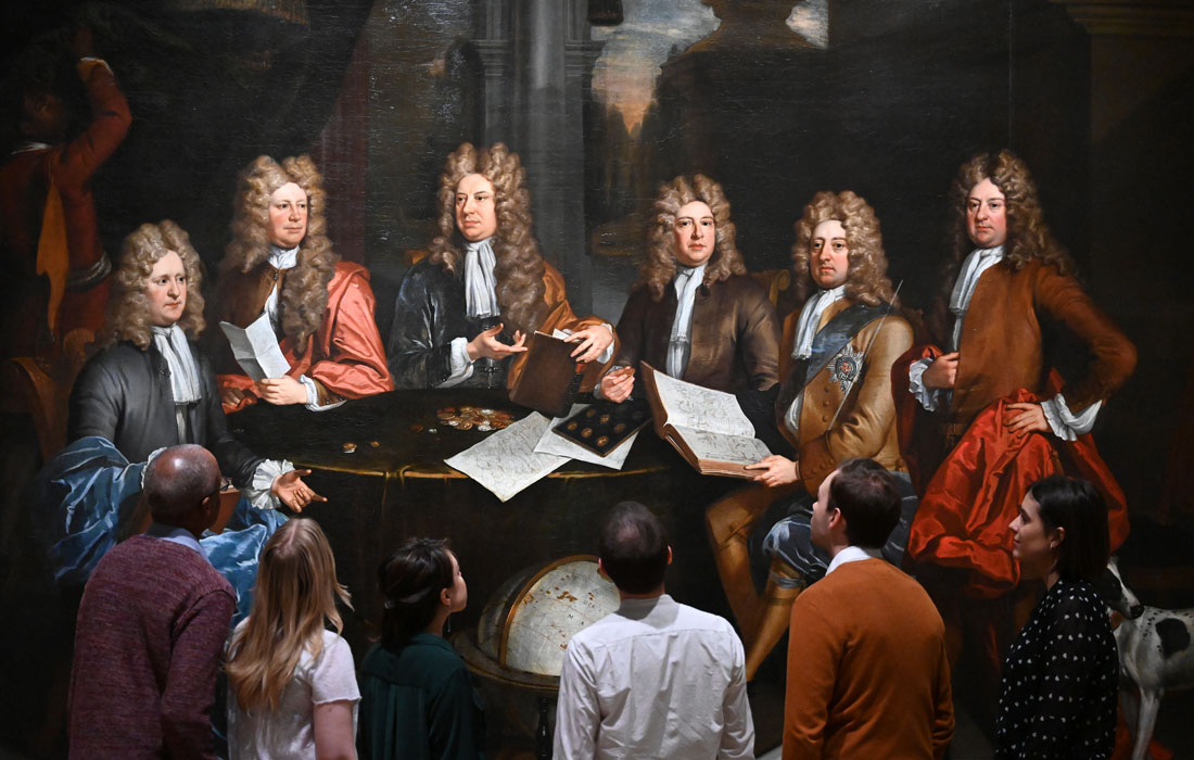 В галерее Тейт в Лондоне состоялся пресс-показ выставки "Британское барокко: Власть и Иллюзия", которая пройдет с 4 февраля по 19 апреля