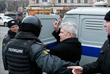 Эдуард Лимонов во время задержания на несанкционированной акции протеста в Москве. 31 марта 2012 года.