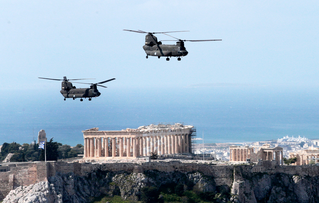 В Афинах прошел военный парад по случаю Дня независимости Греции