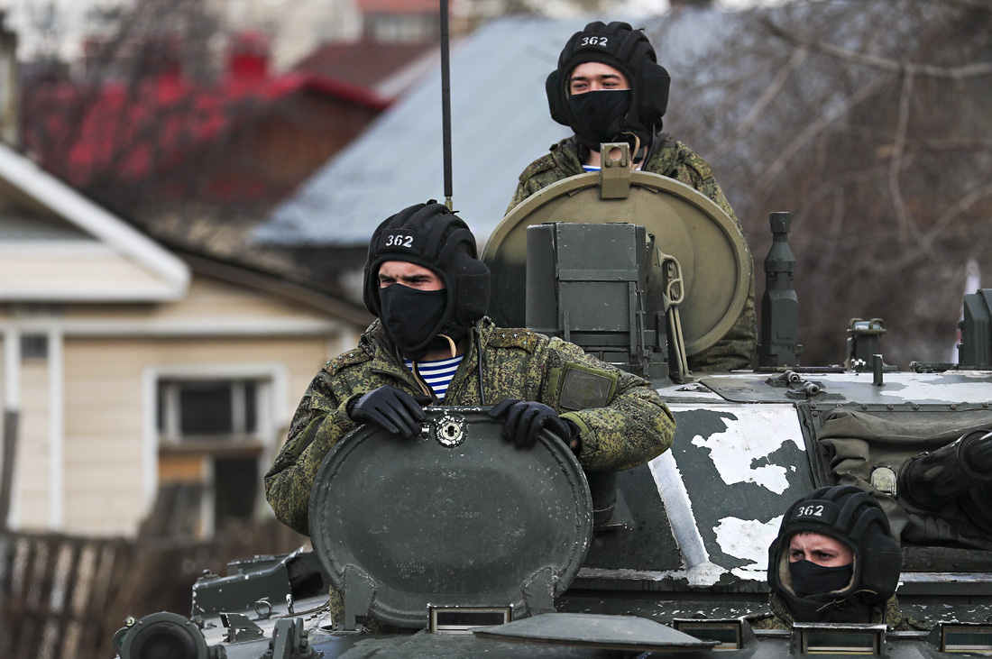 В Екатеринбурге прошла репетиция парада, посвященного 75-й годовщине Победы в Великой Отечественной войне