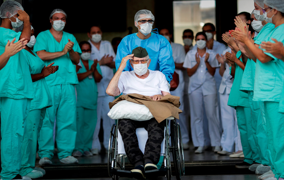 15 апреля. В Бразилии 99-летний ветеран Второй мировой войны излечился от коронавируса