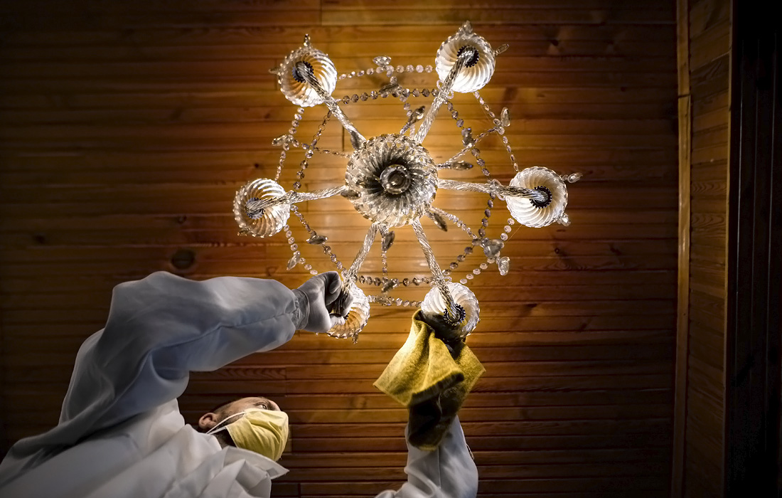 Дезинфекция мечети, Босния и Герцеговина