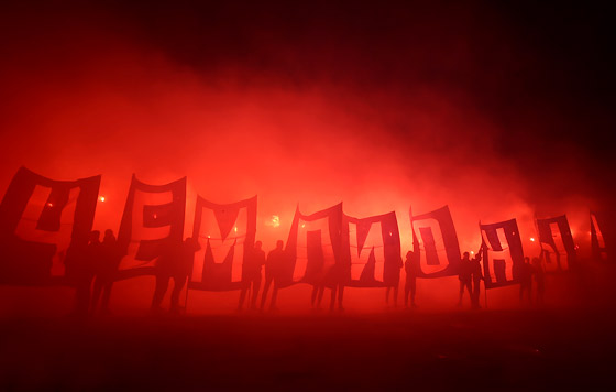 Встреча игроков "Зенита" в Санкт-Петербурге