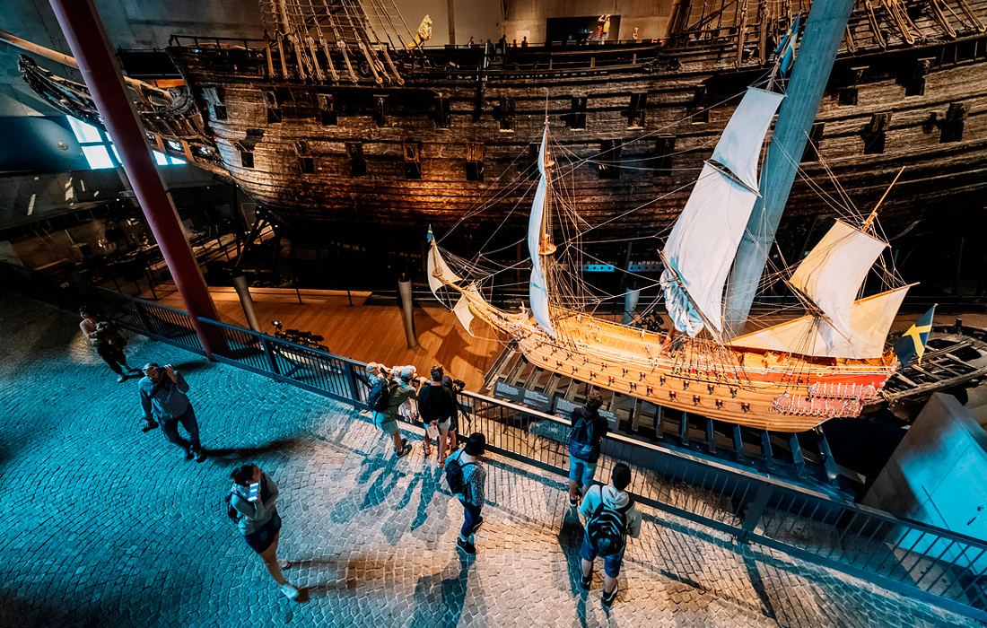 В Стокгольме после ослабления ограничений из-за пандемии для посетителей открылся Музей корабля Васа