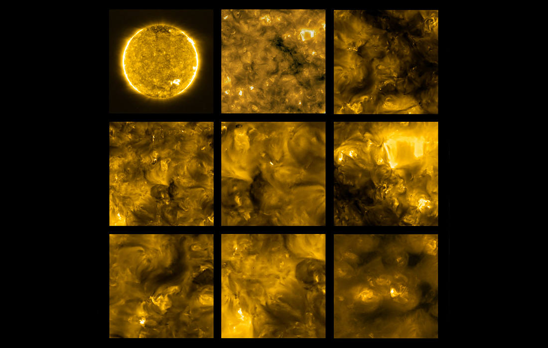 Европейское космическое агентство и НАСА обнародовали новые фотографии Солнца, сделанные с расстояния всего в 77 млн км