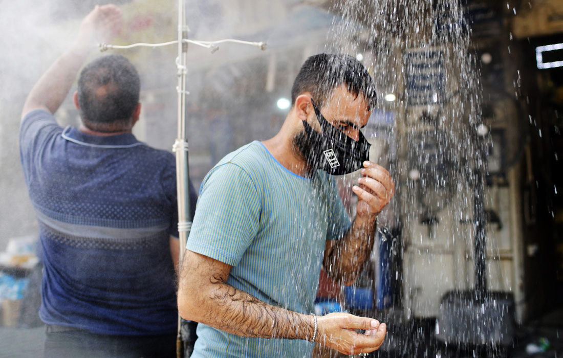 В иракском Багдаде несколько дней дневные температуры достигают экстремальной отметки в 50 градусов


