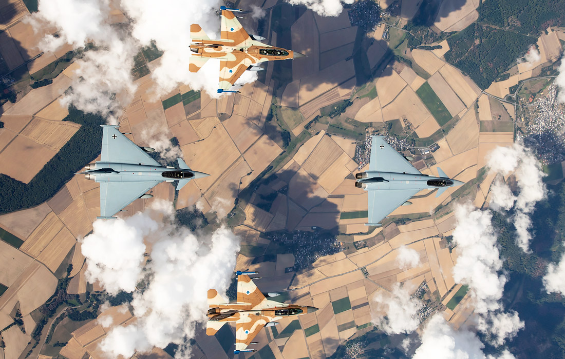 ВВС Израиля и Германии проводят совместные учения BlueWings 2020