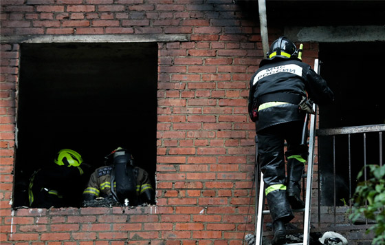 Взрыв газа в жилом доме в Москве