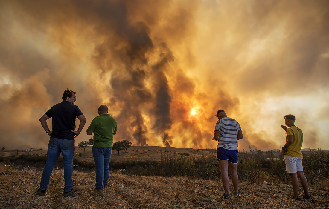 Испанскую провинцию Уэльва охватили лесные пожары