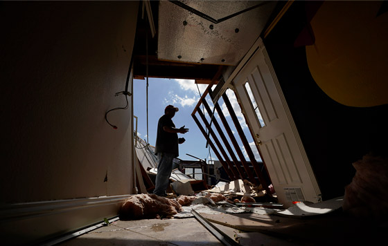 Последствия урагана "Лаура" в Луизиане