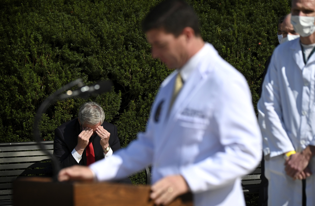 4 октября. Лечащий врач Дональда Трампа Шон Конли рассказал СМИ о состоянии здоровья президента США после выявления коронавируса.