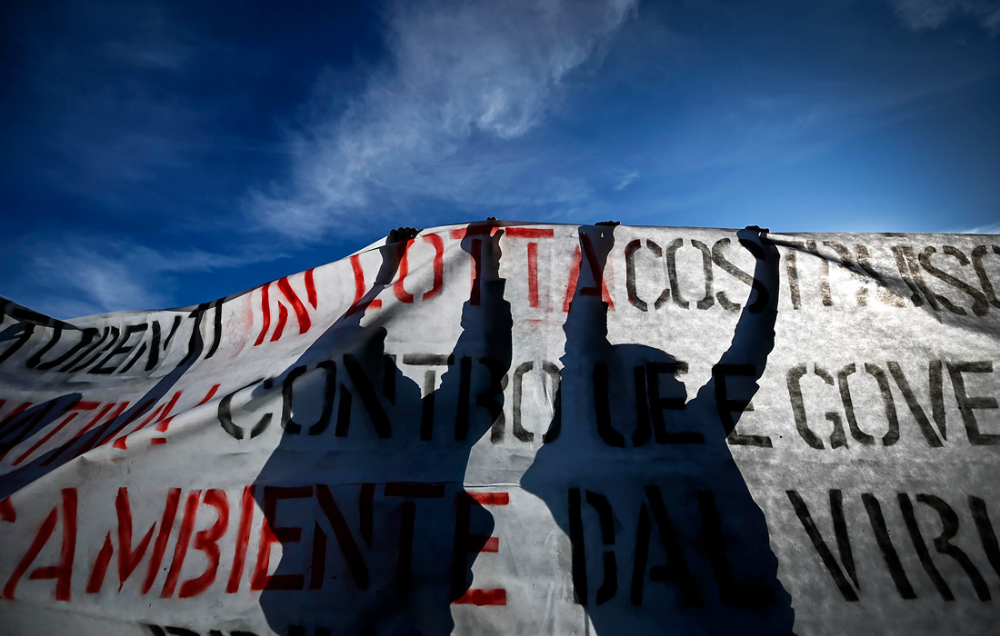 В Риме прошла демонстрация в защиту климата Friday for Future