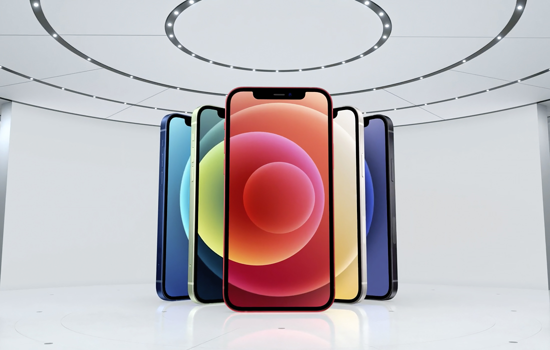 iPhone 12 будет представлен в пяти цветах: черном, белом, красном, синем и зеленом. Он оснащен OLED-дисплеем и защищен покрытием Ceramic Shield. Покупателям он обойдется в $799.