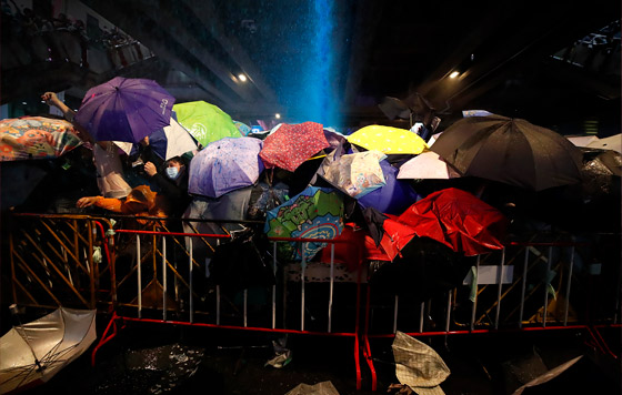 Антиправительственная акция протеста в Бангкоке