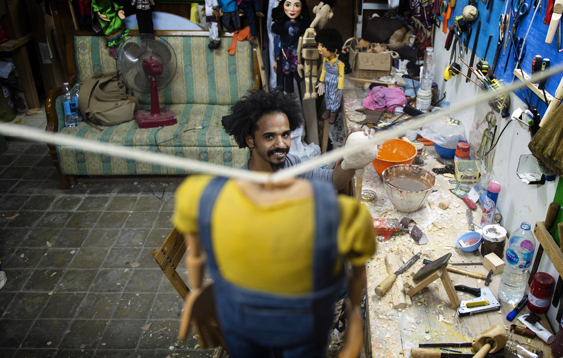Мастерская по изготовлению кукол в Каире
