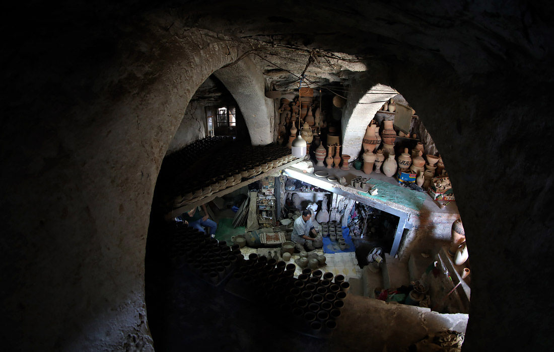 Гончарная мастерская в Дженине на Западном берегу реки Иордан