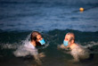 9 июля. Ультраортодоксальные евреи плавают в Средиземном море на пляже в Тель-Авиве. В попытке остановить быстрое распространение коронавируса Израиль вновь ввел ряд ограничений для общественности.