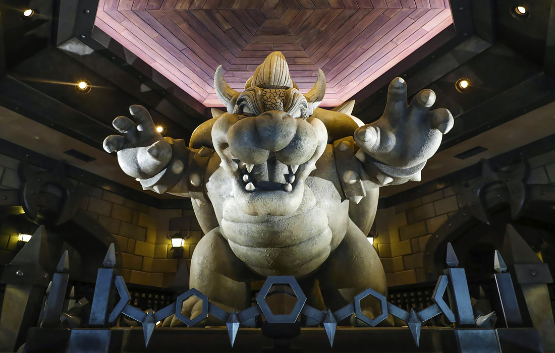 Тематический парк Universal Studios Japan в Осаке готовит к открытию новую зону аттракционов Super Nintendo World с  персонажами видеоигры Марио