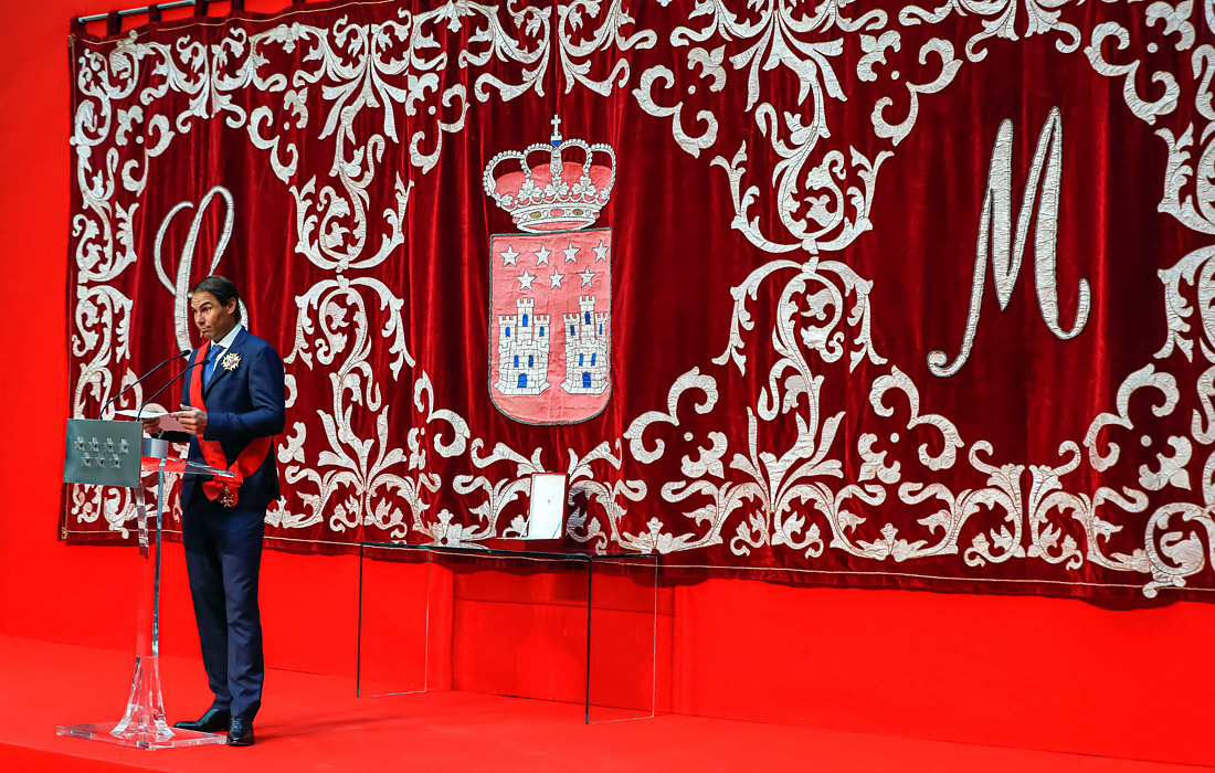 В Мадриде наградили Королевским орденом "За спортивные заслуги" теннисиста Рафаэля Надаля 
