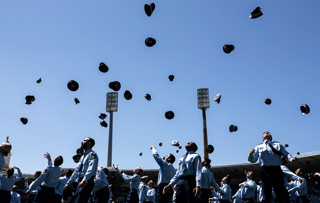В Сиднее прошла церемония вручения дипломов выпускникам полицейской академии