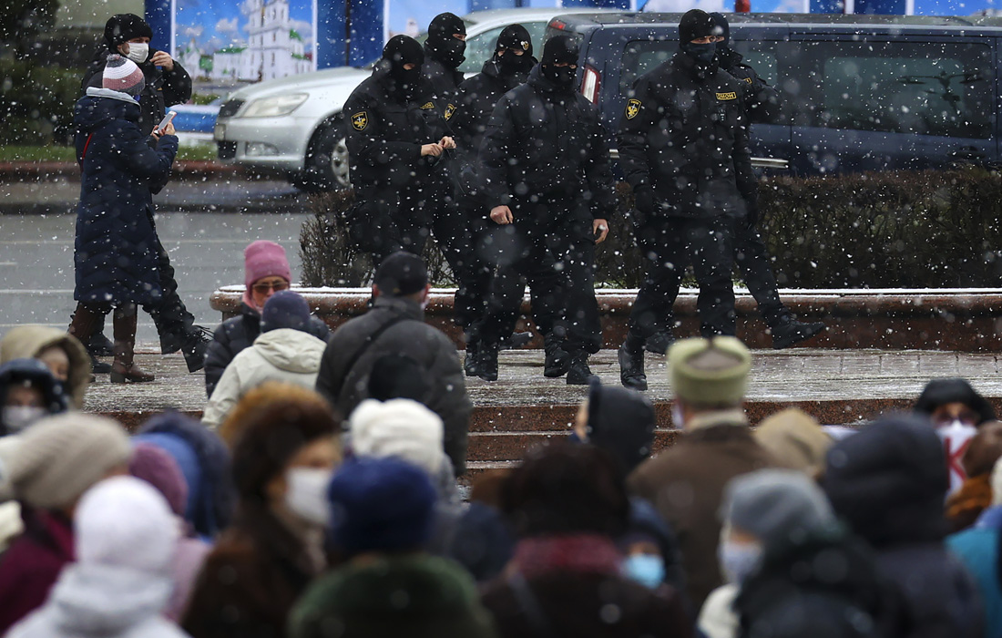 Пенсионеры вышли на антиправительственный протест в Минске