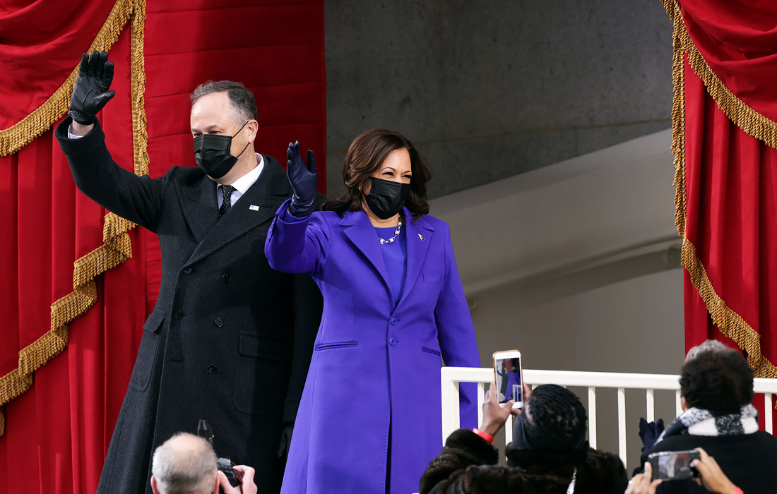 Первая женщина, ставшая вице-президентом США, Камала Харрис с супругом