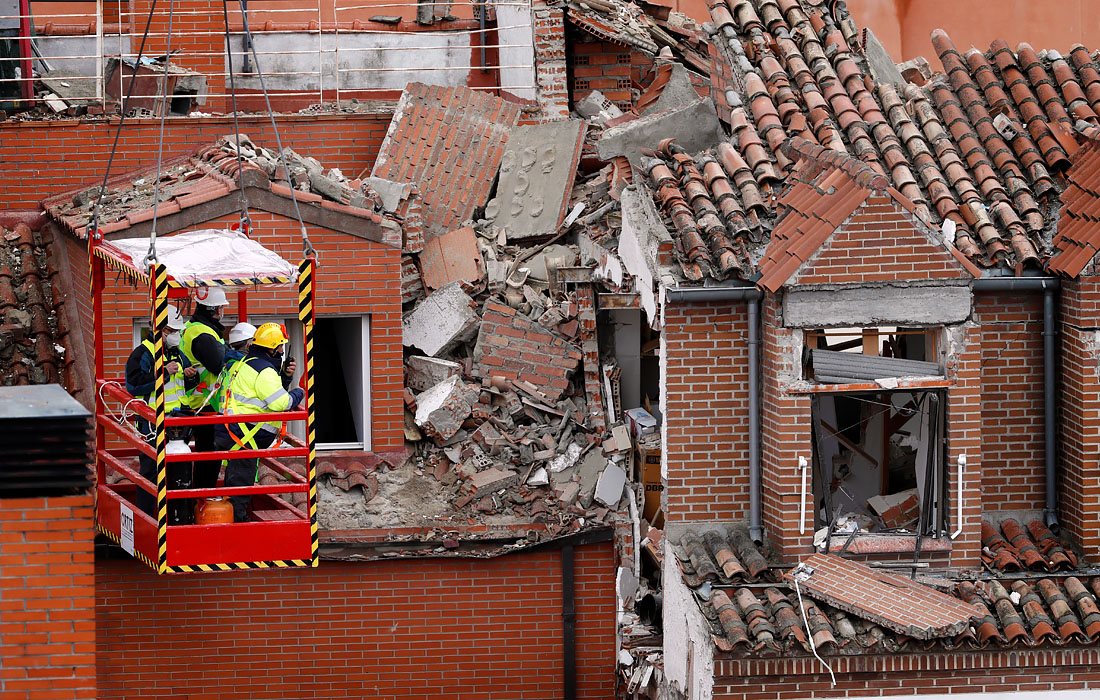 В результате взрыва в жилом доме в Мадриде погибли четыре человека. Взрыв произошел при проверке бойлера.