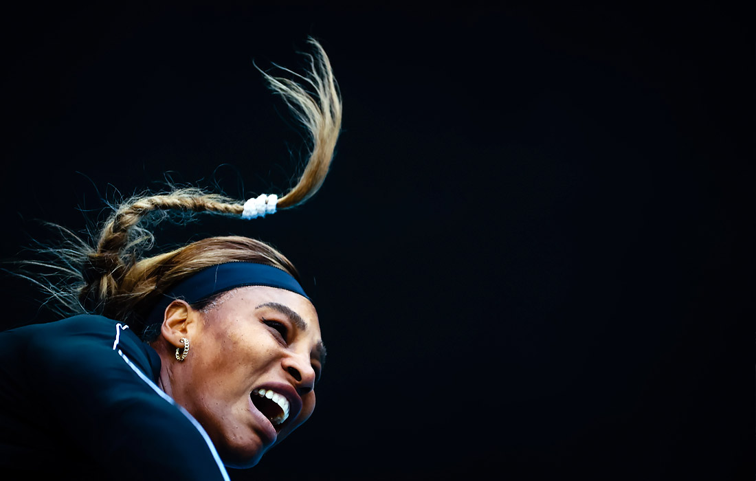 Американская теннисистка Серена Уильямс вышла в третий круг турнира в Мельбурне

