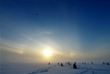 Рыбаки на льду Финского залива