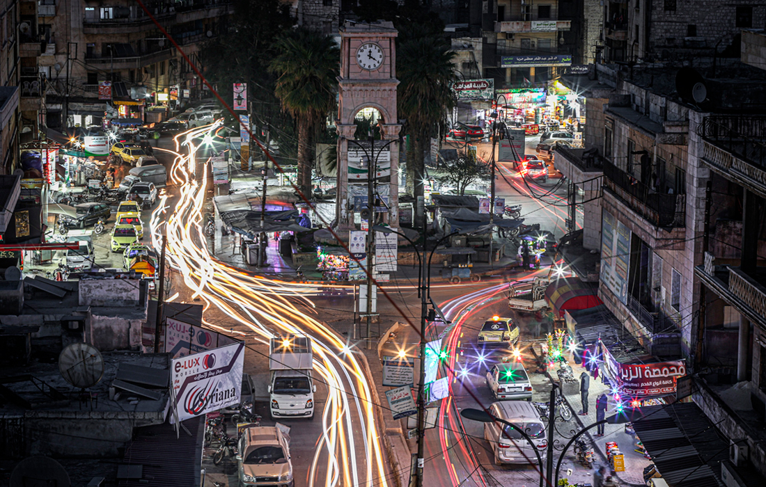 Центр города Идлиб в Сирии