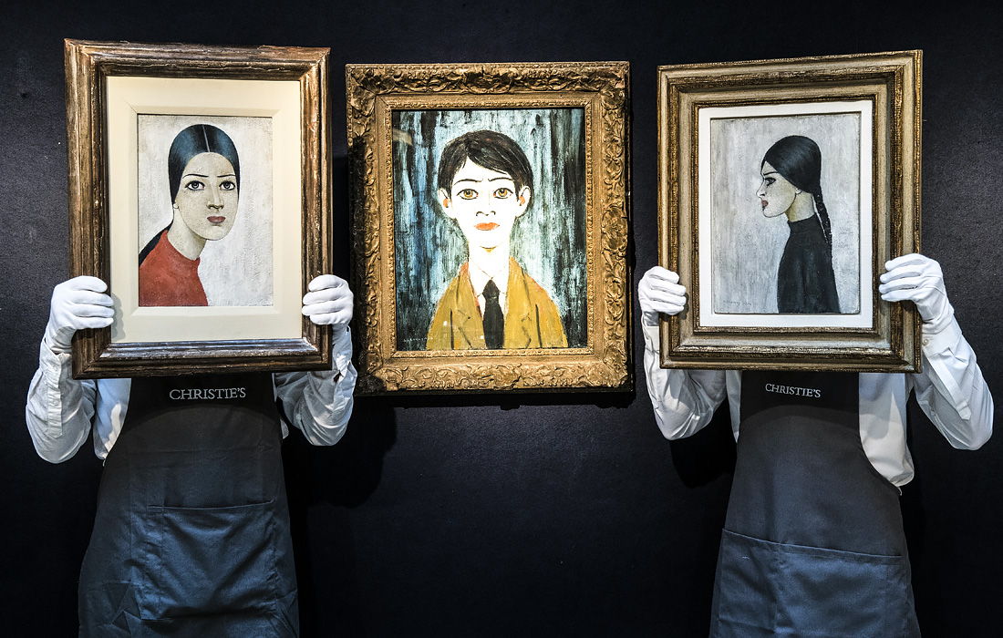 В Лондоне состоялась предаукционная выставка Christie's "Современное британское искусство" в преддверии торгов 1 марта