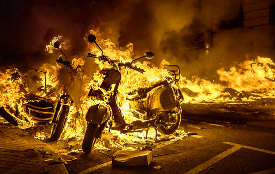 Протесты после ареста рэпера в Испании