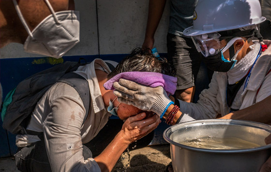 Протесты в Мьянме