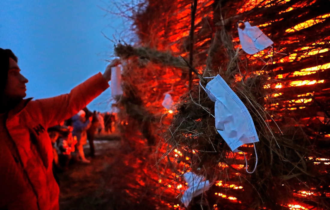 Празднование Масленицы в Никола-Ленивце