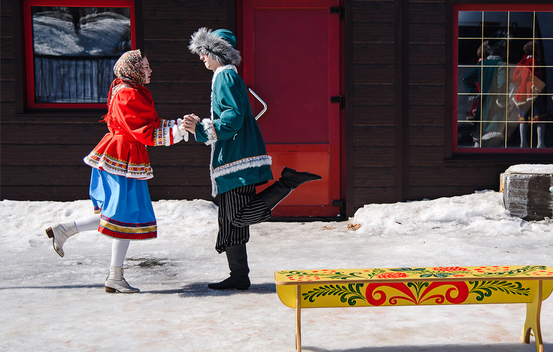 Празднование Масленицы в Южно-Сахалинске