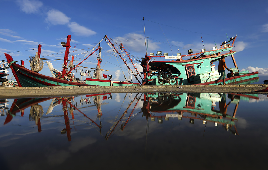 Рыбацкий порт в Банда-Ачех, Индонезия