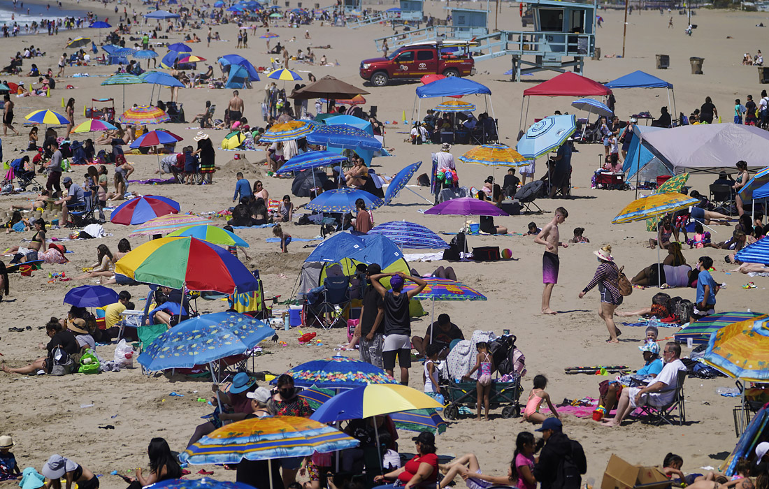 1 апреля. Калифорния ослабила карантинные ограничения.