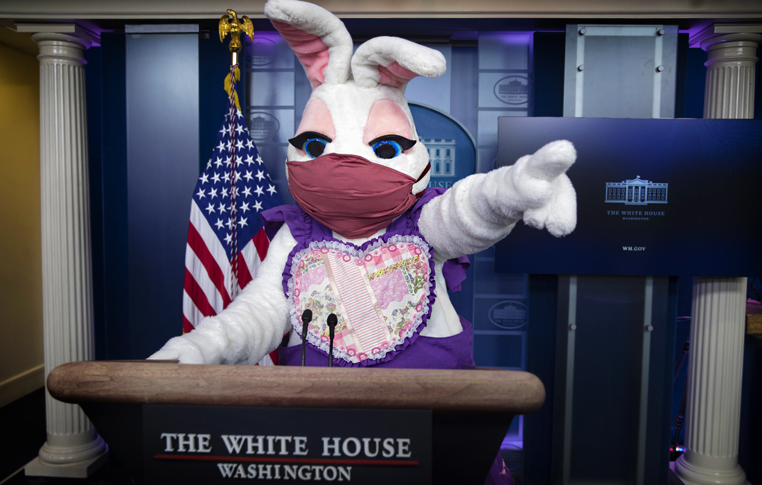 Накануне в Белом доме в Вашингтоне прошли пасхальные торжества