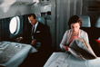 Принц Филипп и королева Елизавета II на борту самолета. 1969 год.