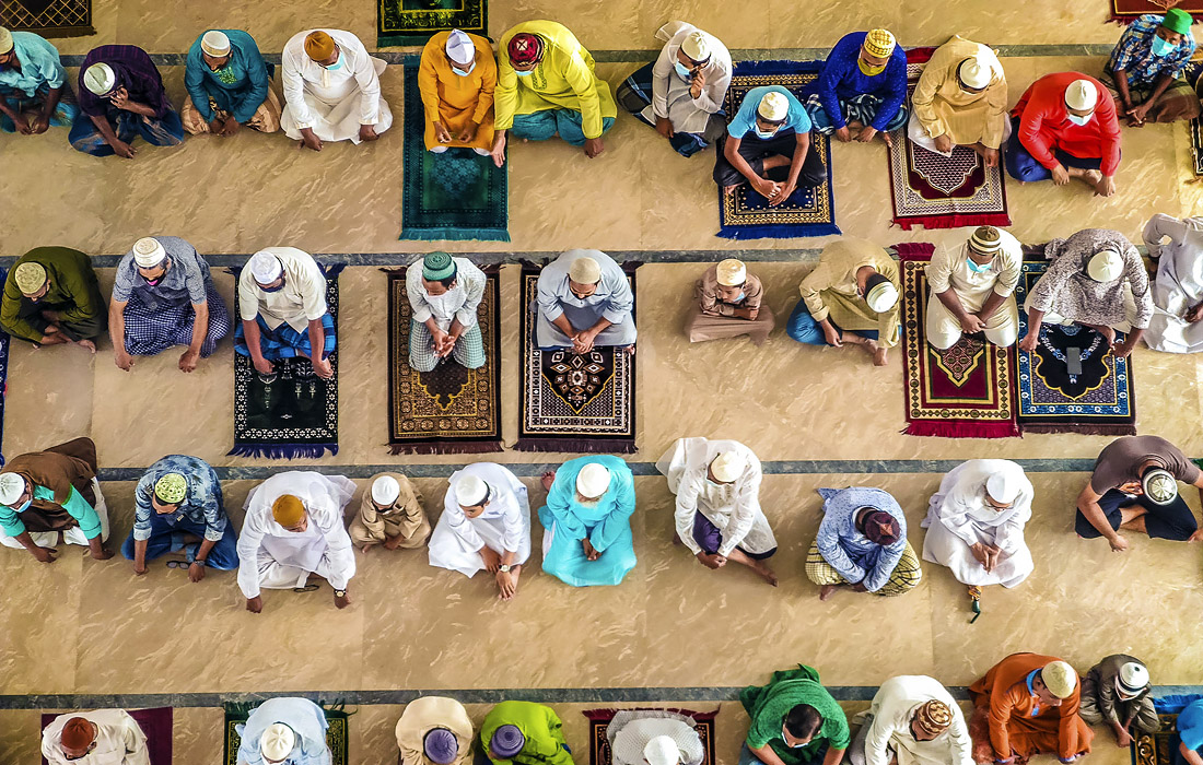 Пятничная молитва в бангладешском Барисале